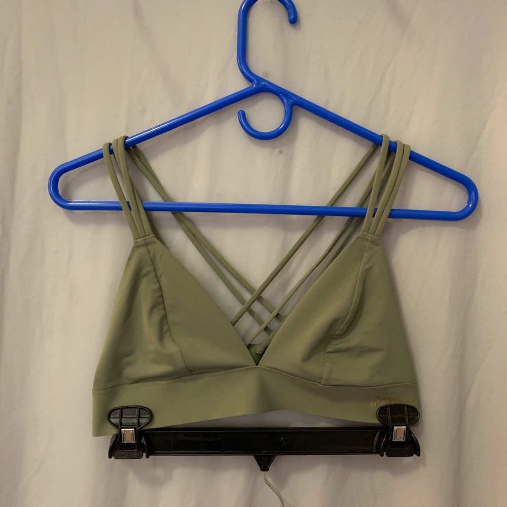 Crisscross strappy bralette